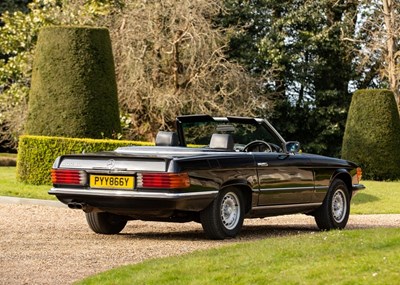 Lot 250 - 1983 Mercedes-Benz 500 SL PYY 866Y