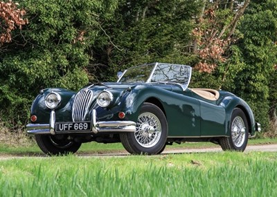 Lot 197 - 1954 Jaguar XK140 SE Roadster