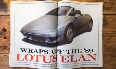 Lot 124 - 1986 Lotus Elan M100 Prototype