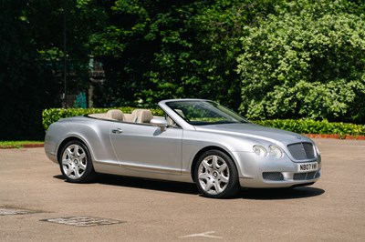 Lot 156 - 2007 Bentley Continental GTC Mulliner