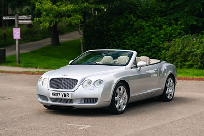 Lot 156 - 2007 Bentley Continental GTC Mulliner