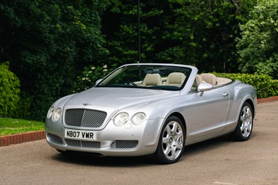 Lot 156 - 2007 Bentley Continental GTC Mulliner