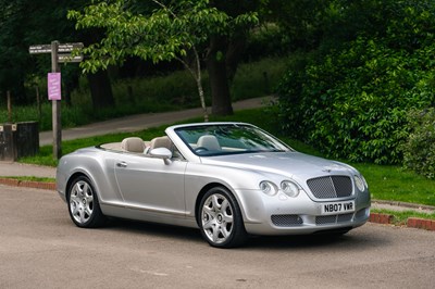 Lot 156 - 2007 Bentley Continental GTC Mulliner