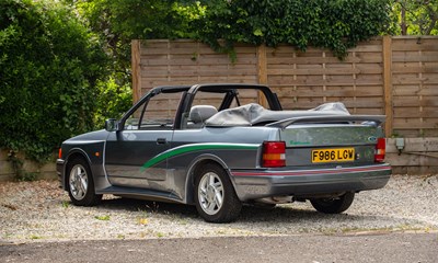 Lot 164 - 1989 Ford Escort 1.6i Cabriolet ‘Rattlesnake’