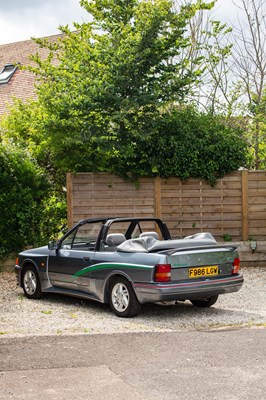 Lot 164 - 1989 Ford Escort 1.6i Cabriolet ‘Rattlesnake’