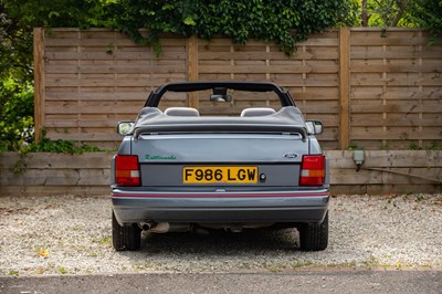 Lot 164 - 1989 Ford Escort 1.6i Cabriolet ‘Rattlesnake’