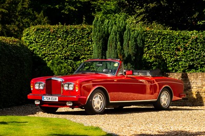 Lot 223 - 1986 Bentley Continental Convertible