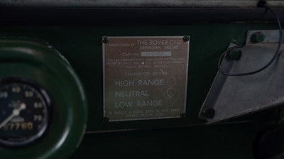 Lot 189 - 1951 Land Rover Series I (80 inch)