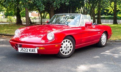 Lot 147 - 1991 Alfa Romeo Spider Veloce