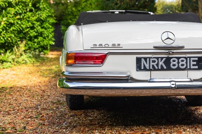 Lot 165 - 1967 Mercedes-Benz 250SE Cabriolet