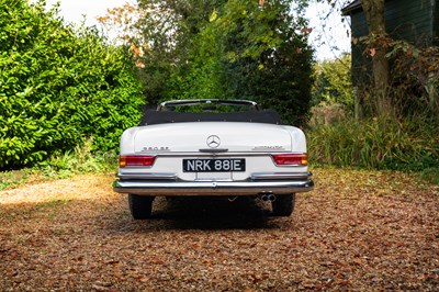 Lot 165 - 1967 Mercedes-Benz 250SE Cabriolet