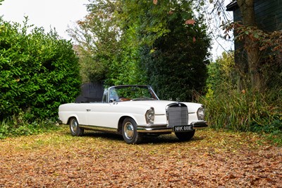 Lot 165 - 1967 Mercedes-Benz 250SE Cabriolet