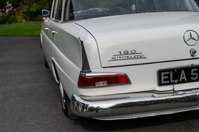 Lot 199 - 1965 Mercedes-Benz 190C Fintail