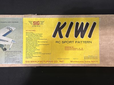 Lot 11 - Vintage Sig R/C plane kit collection