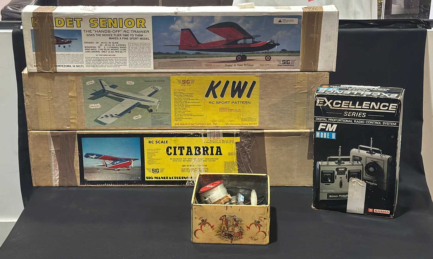 Lot 11 - Vintage Sig R/C plane kit collection