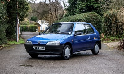 Lot 1993 Peugeot 106 Key West Special Edition