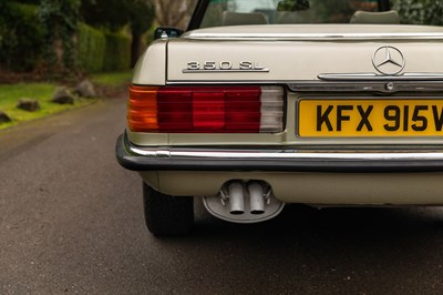 Lot 1980 Mercedes-Benz 350 SL