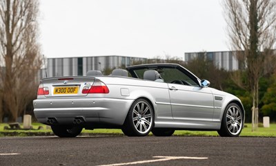 Lot 2003 BMW M3 Convertible