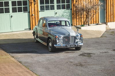 Lot 1963 Rover P4 110