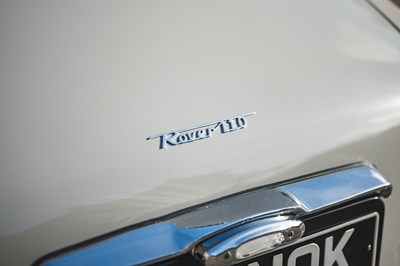 Lot 1963 Rover P4 110