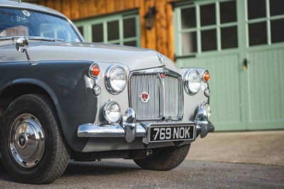 Lot 1963 Rover P4 110