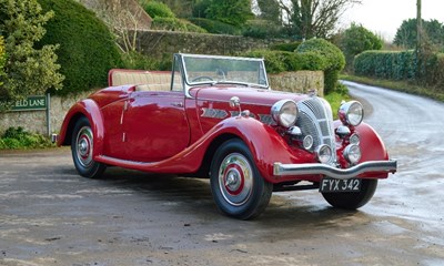 Lot 165 - 1940 Triumph Dolomite 14/65 Roadster