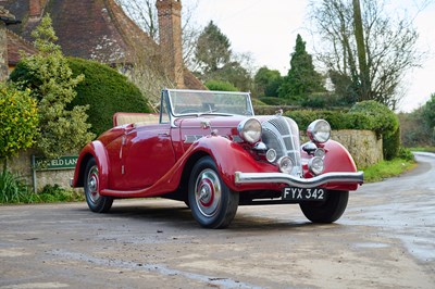 Lot 165 - 1940 Triumph Dolomite 14/65 Roadster