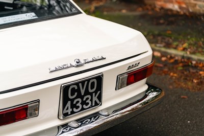 Lot 283 - 1972 Lancia Flavia 2000 Coupé by Pininfarina