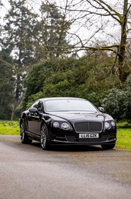 Lot 187 - 2015 Bentley Continental GT Speed