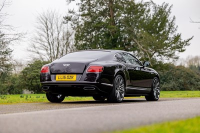 Lot 187 - 2015 Bentley Continental GT Speed