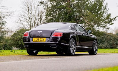 Lot 187 - 2015 Bentley Continental GT Speed