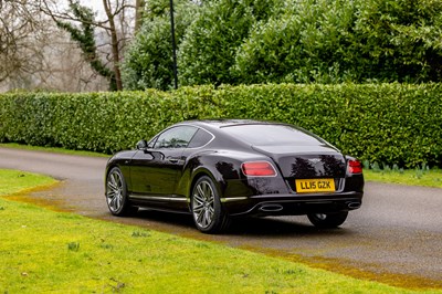 Lot 187 - 2015 Bentley Continental GT Speed