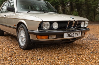 Lot 260 - 1987 BMW 525e Lux