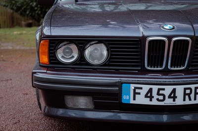 Lot 193 - 1989 BMW 635CSi Motorsport Edition