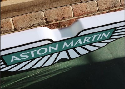 Lot Aston Martin showroom sign