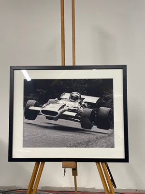 Lot Framed print of Sir Jackie Stewart