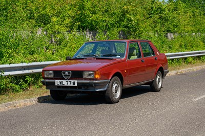 Lot 234 - 1981 Alfa Romeo Giulietta 1.6