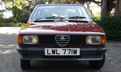 Lot 1981 Alfa Romeo Giulietta 1.6