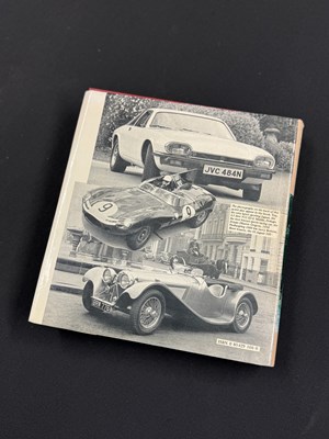 Lot Important historical multi signed Jaguar Sportscar book by key Jaguar people from 1970 to 1980 including Sir William Lyon’s