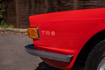 Lot 1972 Triumph TR6