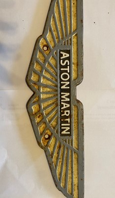 Lot Aston Martin sign