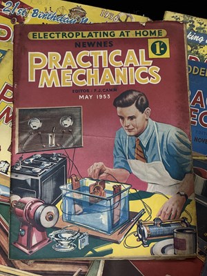 Lot 1950's Practical Mechanics collection