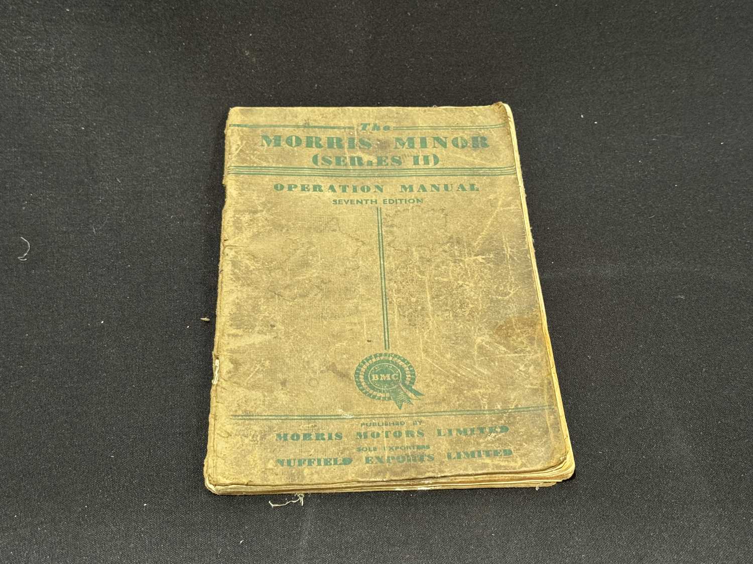 Lot Morris Minor operation manual