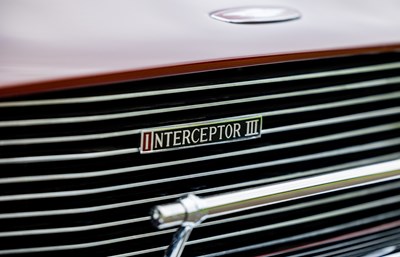 Lot 1975 Jensen Interceptor Series III Convertible