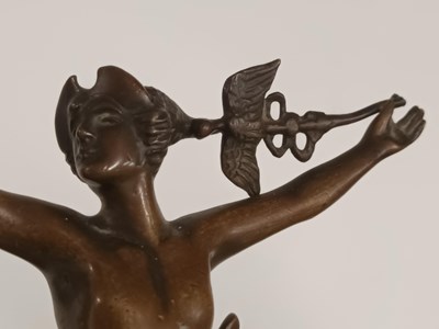 Lot Hermes - The Winged Messenger Motor Mascot