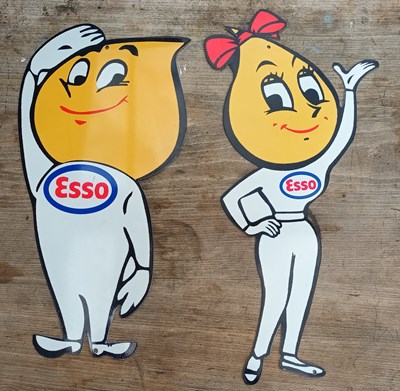 Lot Mr and Mrs Drip Metal Figures