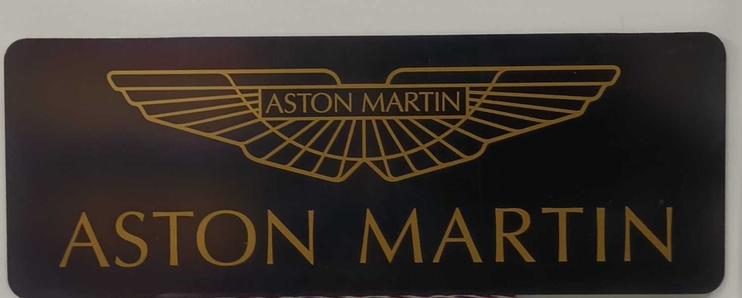 Lot Aston Martin Showroom/Office Wall Sign