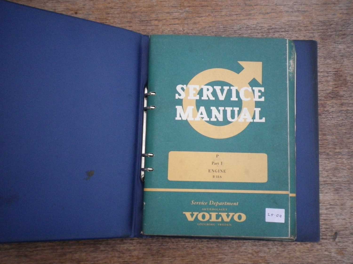 Lot Volvo 122 B18 Workshop Manual