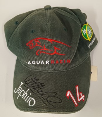 Lot Two signed Formula One peaked caps