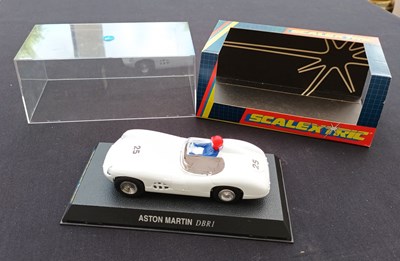 Lot Scalextric Aston Martin DBR1 finished in White